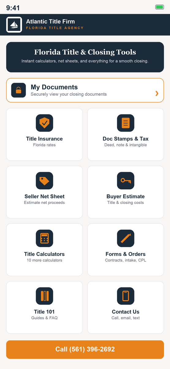 Atlantic Title Firm app