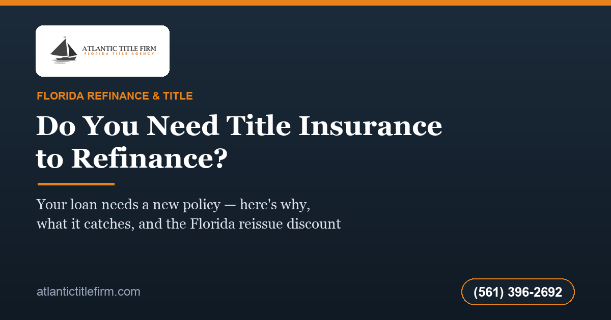 Title Insurance to Refinance